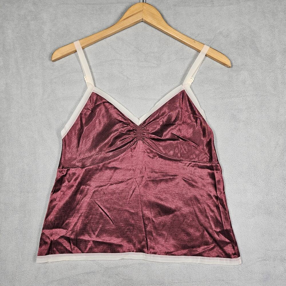 VTG Victorias Secret Cami Top Women S Y2K Babydoll Coquette Lingerie Slip Purple